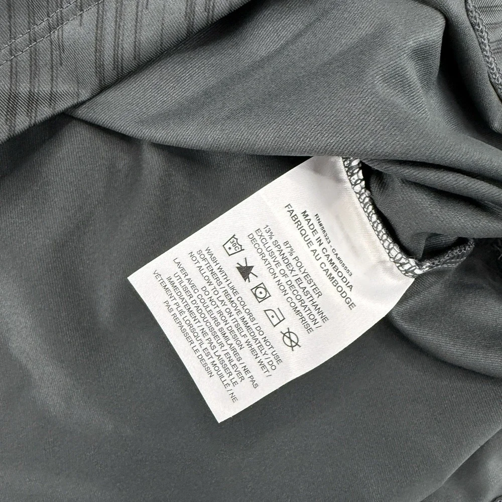 New Nike Jesus Christ Christian Men's Short Sleeve Golf Polo Size Large Gray‎